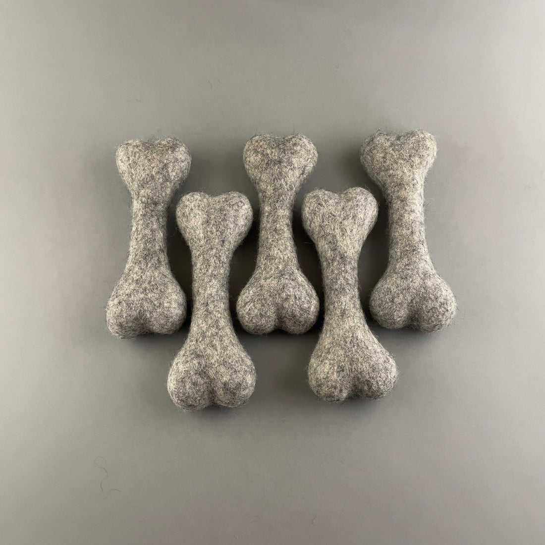 handmade dog wool bone