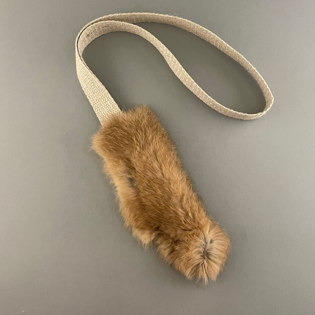 Dog Training Toy with Rabbit Fur