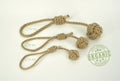robust hemp rope monkey fist dog toy