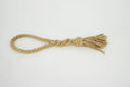 natural hemp rope tug toy for dogs