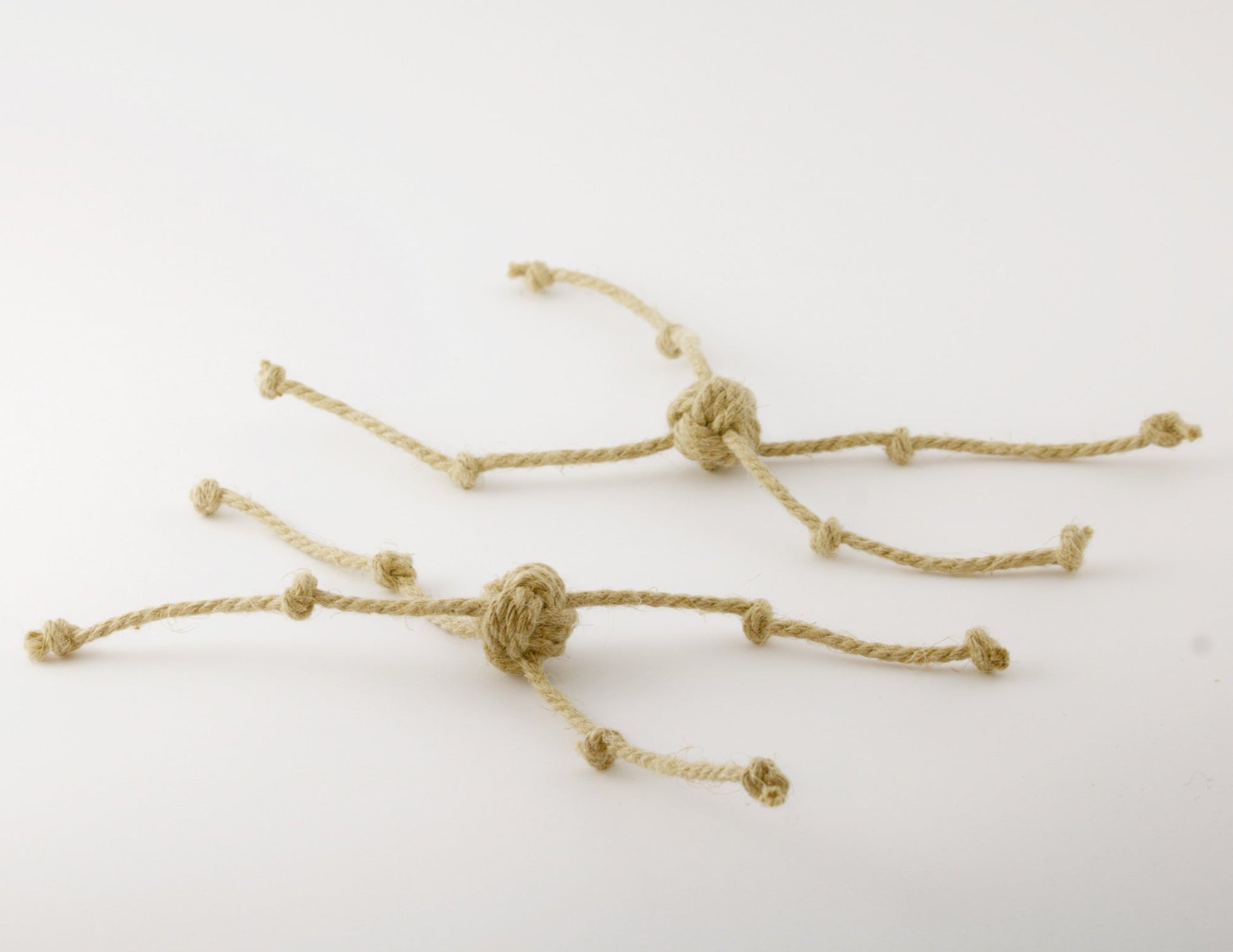 hand made hemp rope cat toys by Pawsome Pet Toys