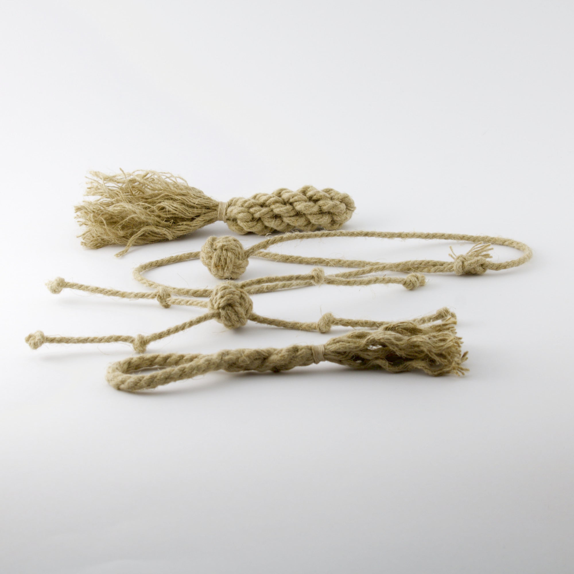 4 hemp cat toy set