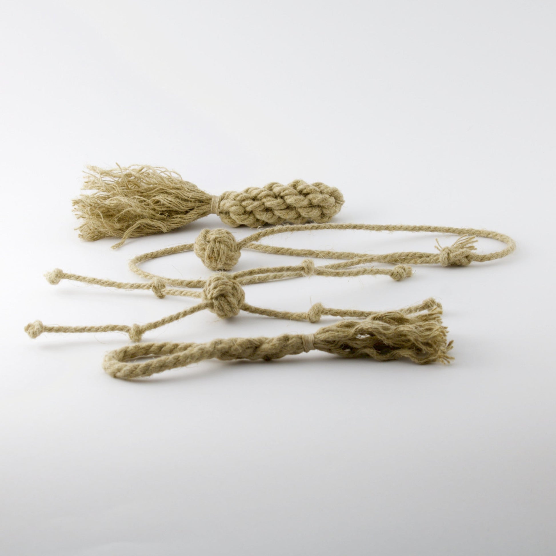 4 hemp cat toy set