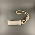 handmade hemp training toy for dogs