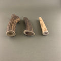 dog ches in 3 sizes red deer antler