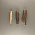 3 sizes deer antler chews for dogs